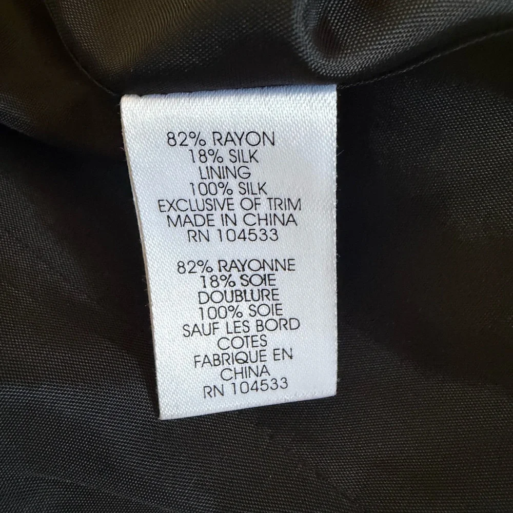 Nanette Lepore Black Velvet Blazer with Pink Trim & Beaded Accents - Picture 12 of 12